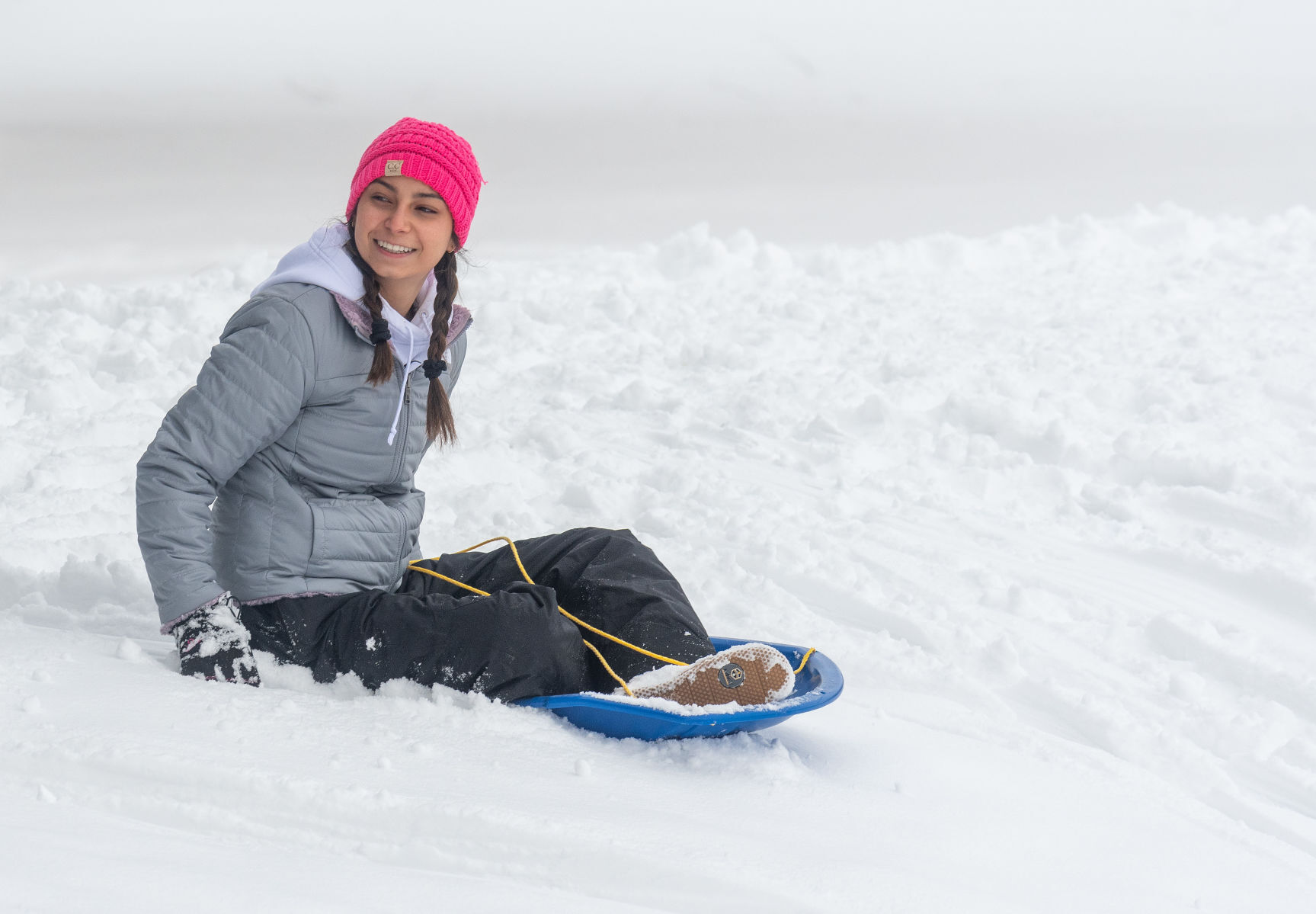 Sledding around